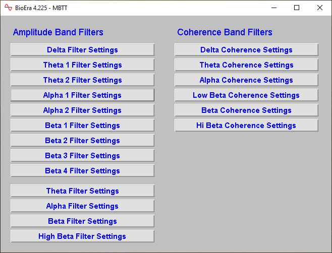 eeg assessment edit filters app