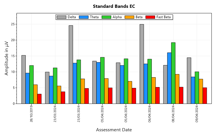 eeg assessment report progress chart