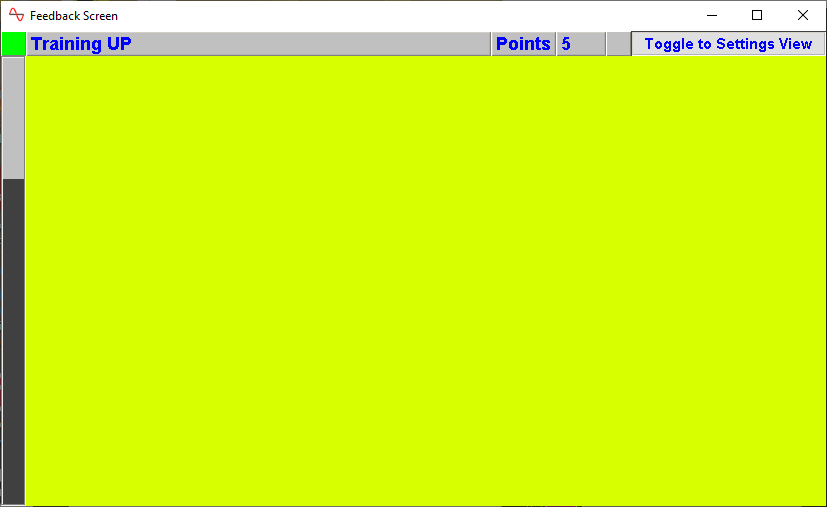 eeg neurofeeback feedback screen