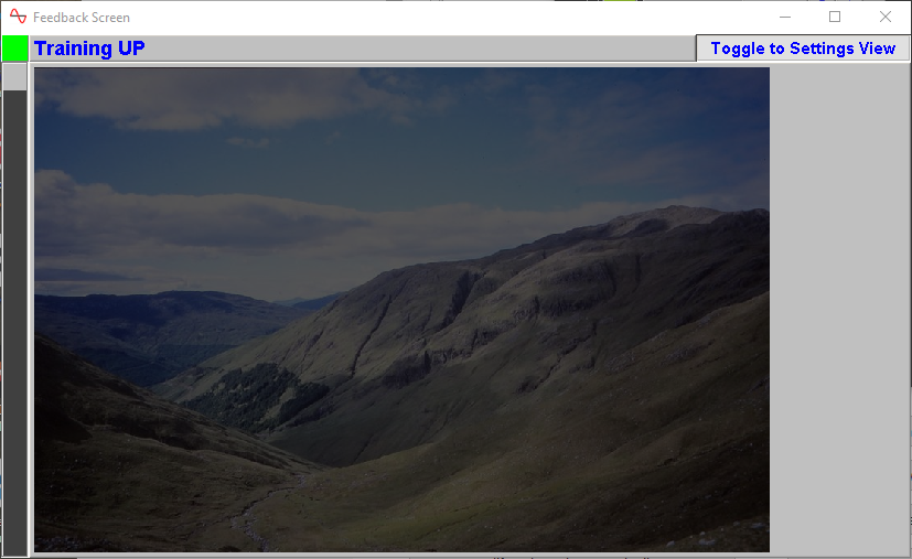 eeg neurofeeback feedback screen