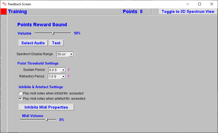 eeg neurofeeback feedback screen