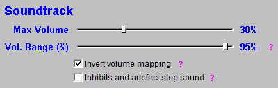 eeg neurofeeback volume controls