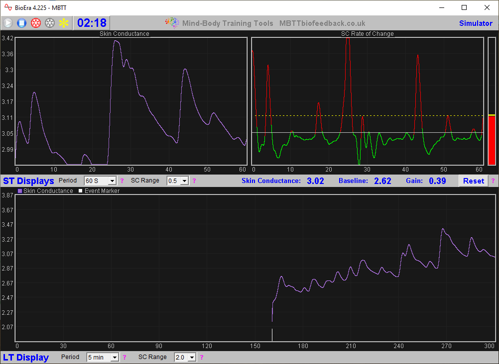 basic GSR app main window
