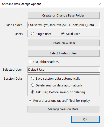 platform program user and data options