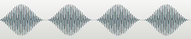 Audio sample waveform